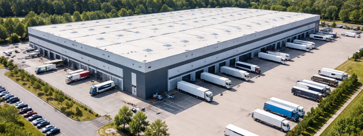 Entrepôt logistique en exploitation intégrant une solution énergétique pensée dans une approche CVC globale